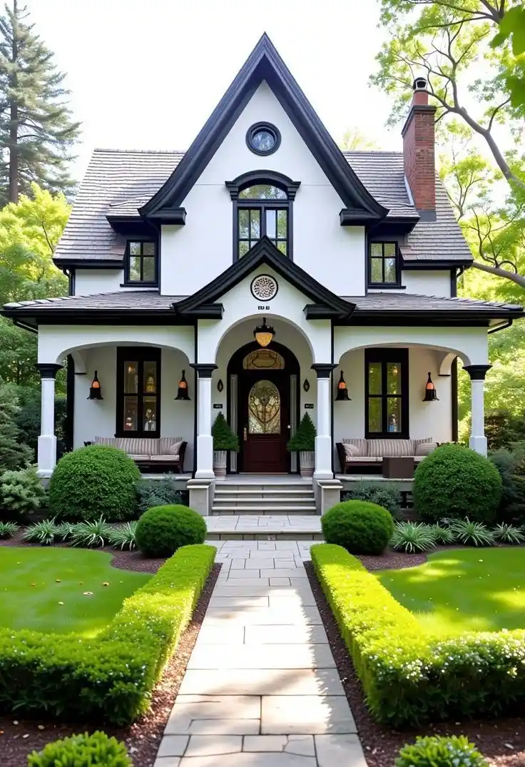 Luxury cottage small house plans with elegant design and premium features